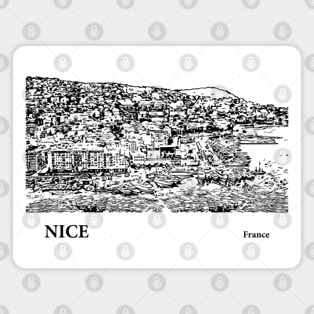 Nice France Magnet by Lakeric